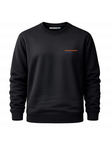 BOSWEAR Teamwear Sweatshirt Rundhals W280 schwarz - Jugendfeuerwehr Baden-Württemberg DTF-Print 2-farbig mit Ortsname