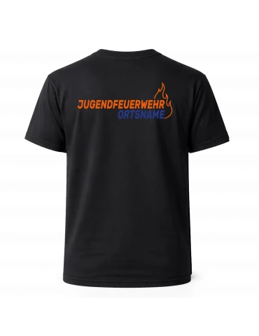 copy of BOSWEAR Teamwear Sweatshirt Rundhals W280 schwarz - Jugendfeuerwehr Baden-Württemberg DTF-Print 2-farbig mit Ortsname 2