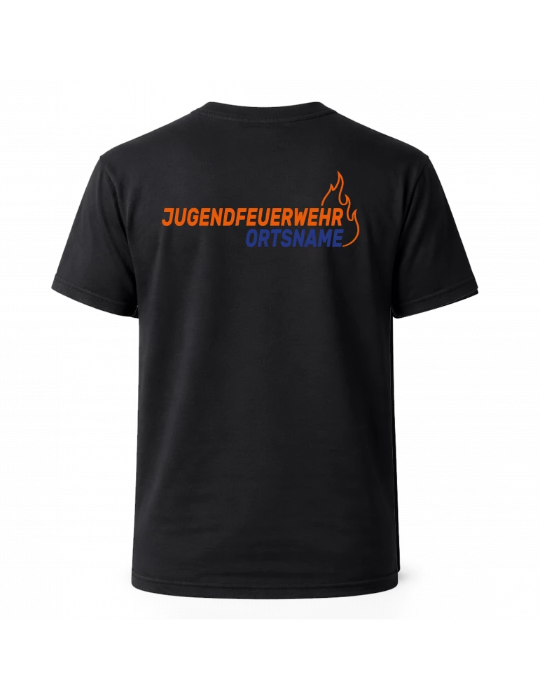 copy of BOSWEAR Teamwear Sweatshirt Rundhals W280 schwarz - Jugendfeuerwehr Baden-Württemberg DTF-Print 2-farbig mit Ortsname