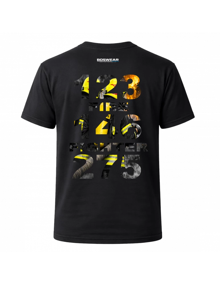 copy of BOSWEAR unisex T-Shirt – Fire Unit Edition (Black)