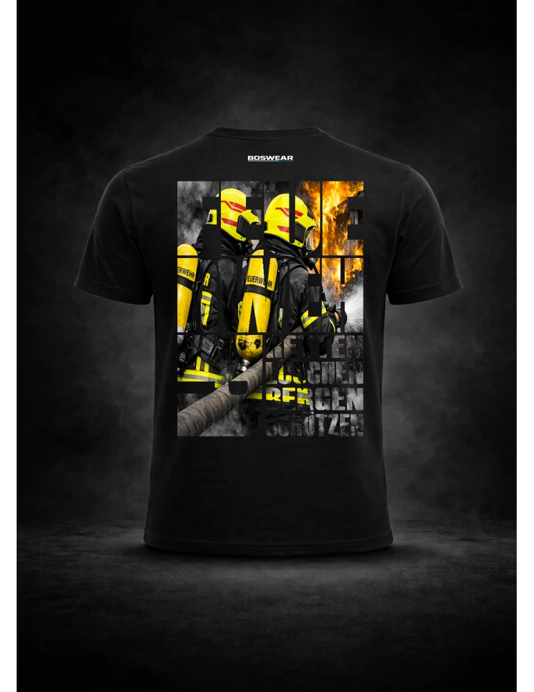 BOSWEAR Fire Unit Edition (Black) Artwear Unisex T-Shirt