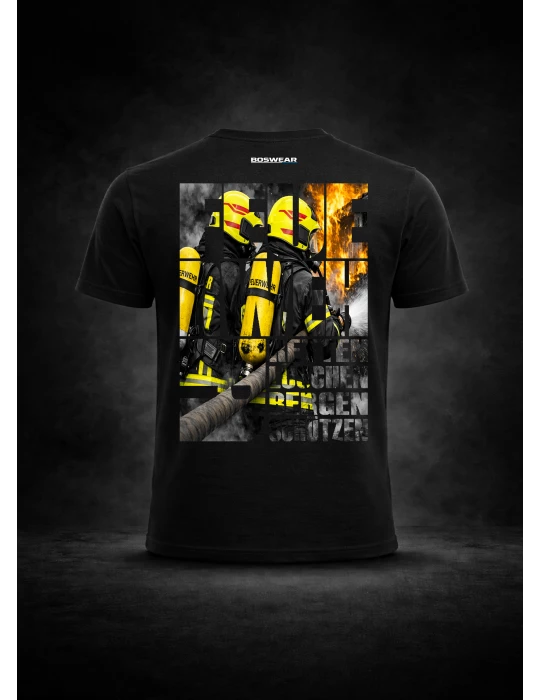 BOSWEAR Fire Unit Edition (Black) Artwear Unisex T-Shirt