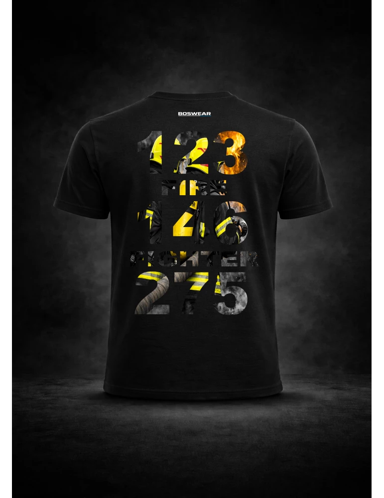 copy of BOSWEAR unisex T-Shirt – Fire Unit Edition (Black)