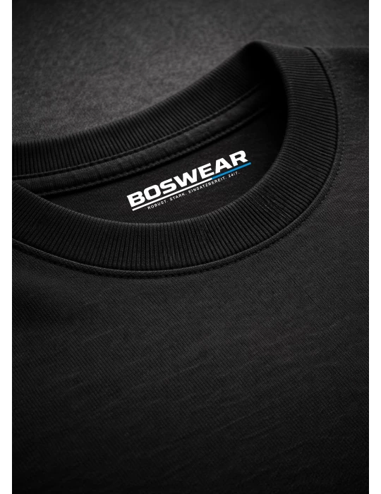 copy of BOSWEAR Teamwear Sweatshirt Rundhals W280 schwarz - Jugendfeuerwehr Baden-Württemberg DTF-Print 2-farbig mit Ortsname