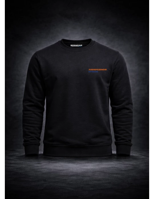 Jugendfeuerwehr Sweatshirt DTF-Print 2-farbig mit Ortsname
