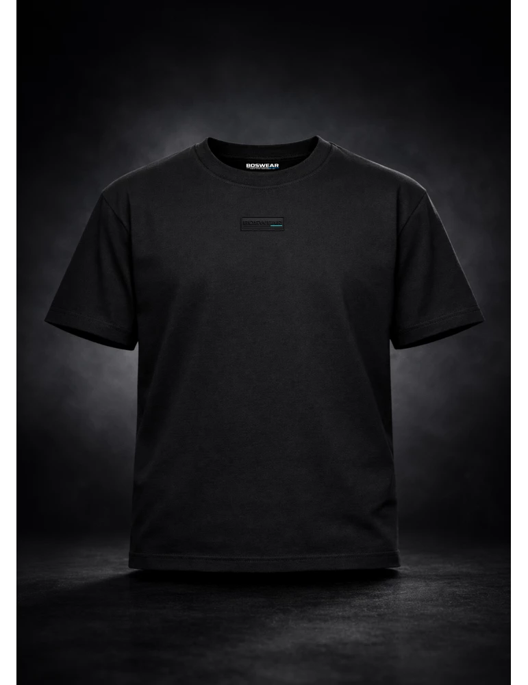 BOSWEAR Streetwear T-Shirt – Black Patch Edition
