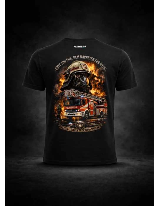 BOSWEAR „Gott zur Ehr“ Edition (Black) Artwear Unisex T-Shirt