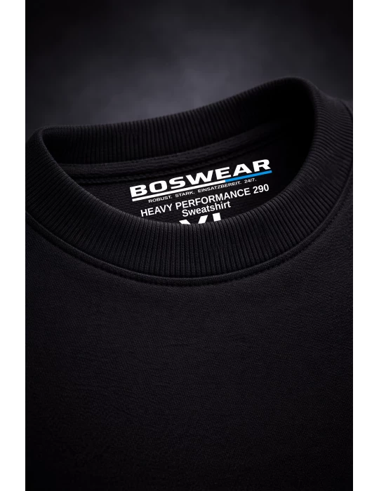 copy of BOSWEAR Heavy Performance 190 Black Edition – Unisex Workwear T-Shirt