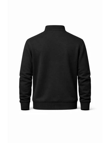 Unisex Workwear 1/4 Zip Sweatshirt - BOSWEAR Heavy Performance 290 Black Edition 2
