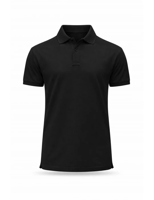 Männer Workwear Polo Shirt schwarz - BOSWEAR Heavy Performance 210 Black Edition