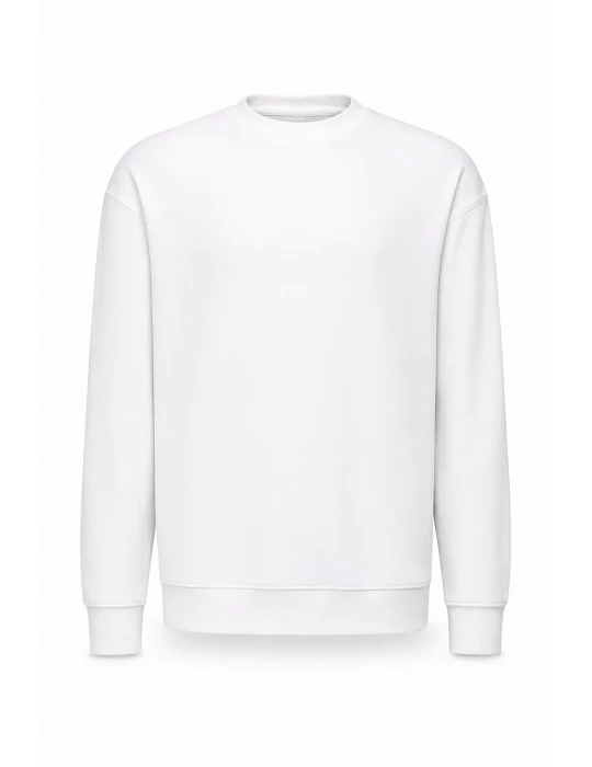 Unisex Workwear Sweatshirt weiß - BOSWEAR Heavy Performance 290 White Edition