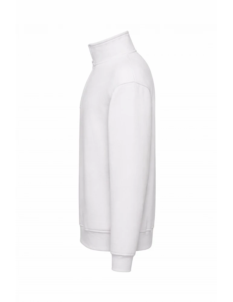 Unisex Workwear 1/4 Zip Sweatshirt weiß - BOSWEAR Heavy Performance 290 White Edition