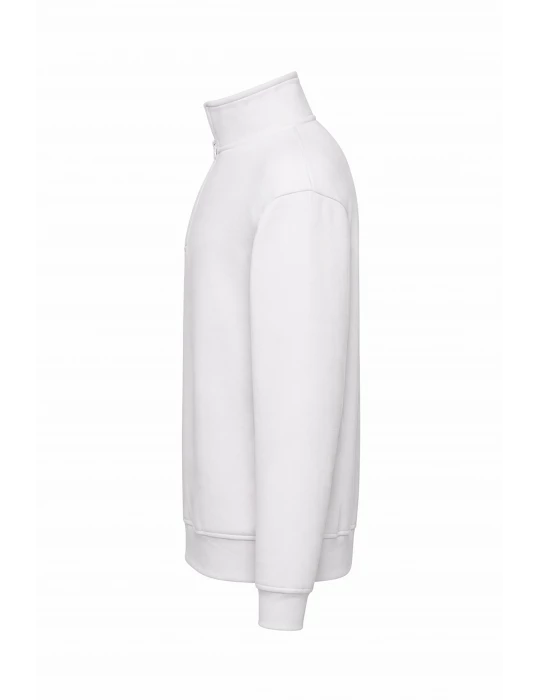 Unisex Workwear 1/4 Zip Sweatshirt weiß - BOSWEAR Heavy Performance 290 White Edition