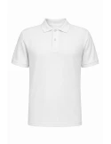 Männer Workwear Polo Shirt weiß - BOSWEAR Heavy Performance 210 White Edition