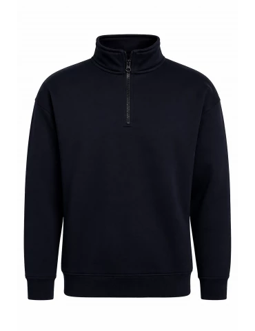 Unisex Workwear 1/4 Zip Sweatshirt navy - BOSWEAR Heavy Performance 290 Navy Edition
