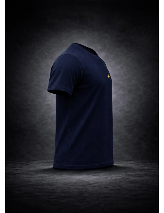 Feuerwehr Baden-Württemberg T-Shirt Navy DTF-Print 3-farbig mit Ortsname