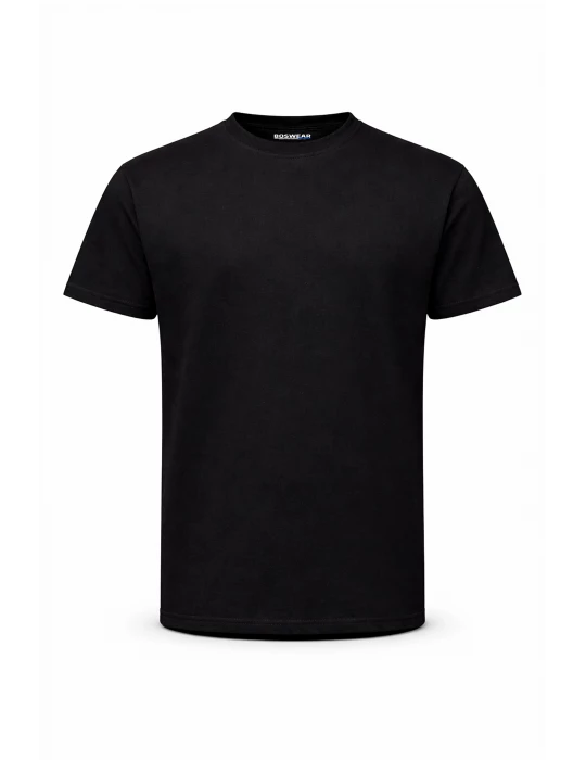 Unisex Yourwear T-Shirt schwarz - BOSWEAR Heavy Performance 190 Black Edition