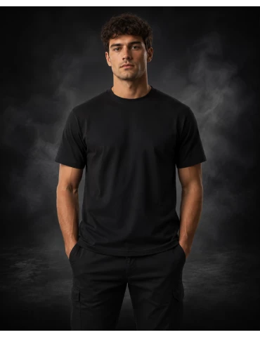 Unisex Workwear T-Shirt schwarz - BOSWEAR Heavy Performance 190 Black Edition