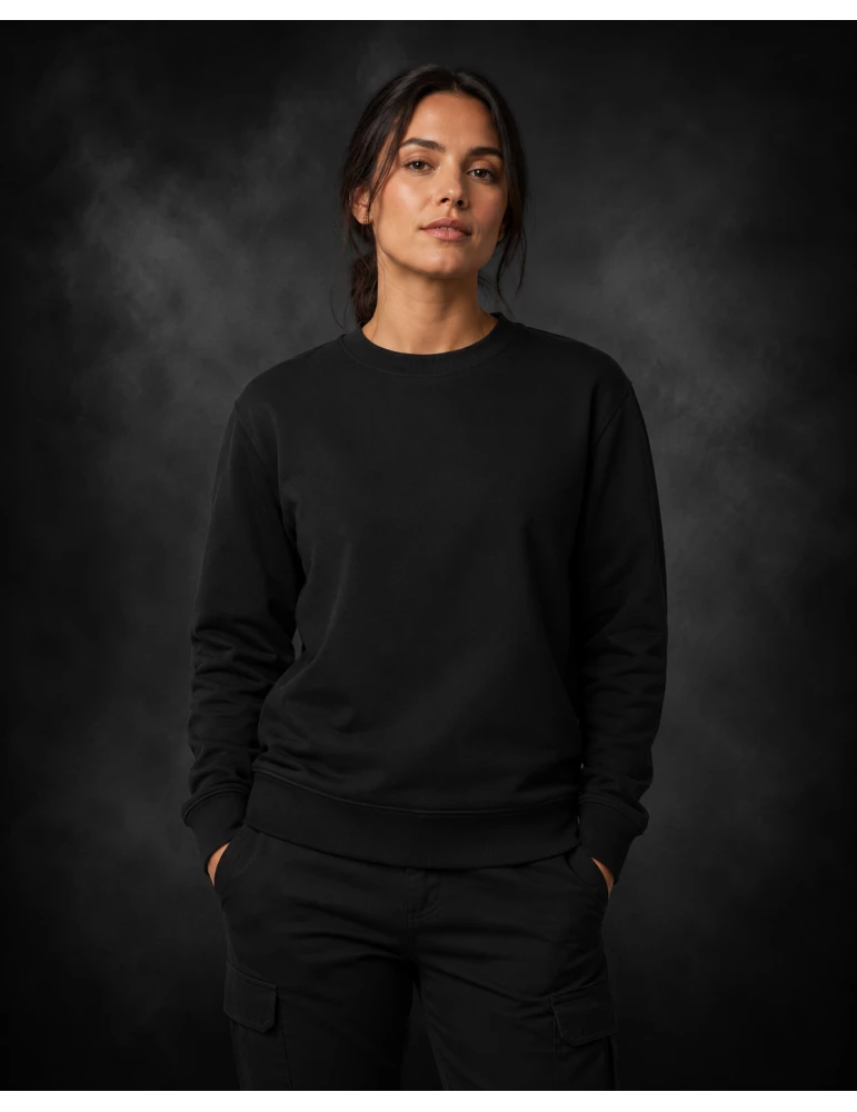 Unisex Workwear Sweatshirt schwarz - BOSWEAR Heavy Performance 290 Black Edition