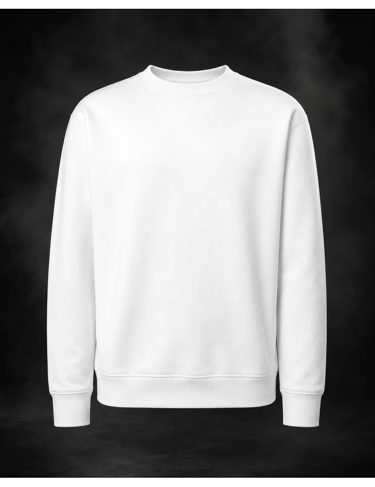 Unisex Workwear Sweatshirt weiß - BOSWEAR Heavy Performance 290 White Edition