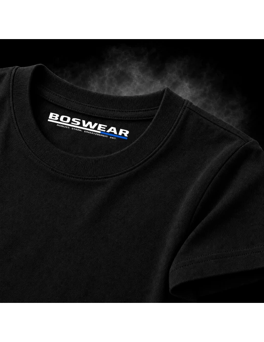 BOSWEAR Heavy Performance 190 Black Edition – Unisex Workwear T-Shirt