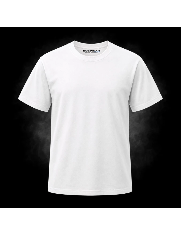 Unisex Workwear T-Shirt weiß - BOSWEAR Heavy Performance 190 White Edition