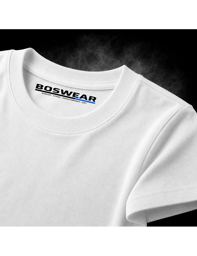 Unisex Workwear T-Shirt weiß - BOSWEAR Heavy Performance 190 White Edition