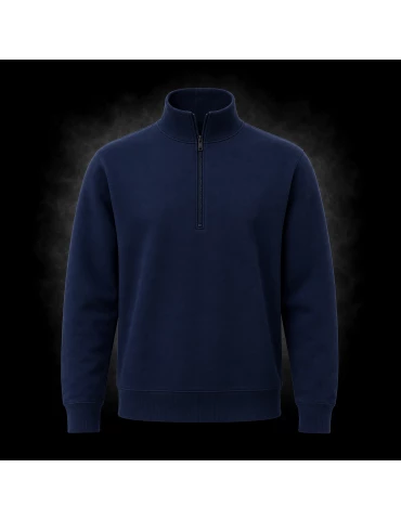 Unisex Workwear 1/4 Zip Sweatshirt navy - BOSWEAR Heavy Performance 290 Navy Edition