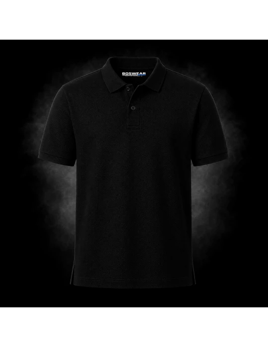 Männer Workwear Polo Shirt Schwarz - Heavy Performance 210