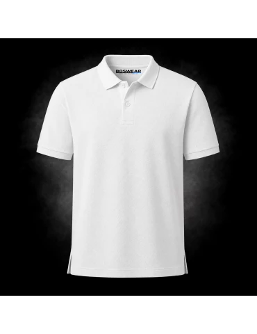 Männer Workwear Polo Shirt Weiß - Heavy Performance 210
