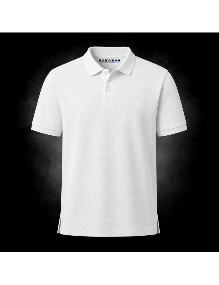 Männer Workwear Polo Shirt Weiß - Heavy Performance 210
