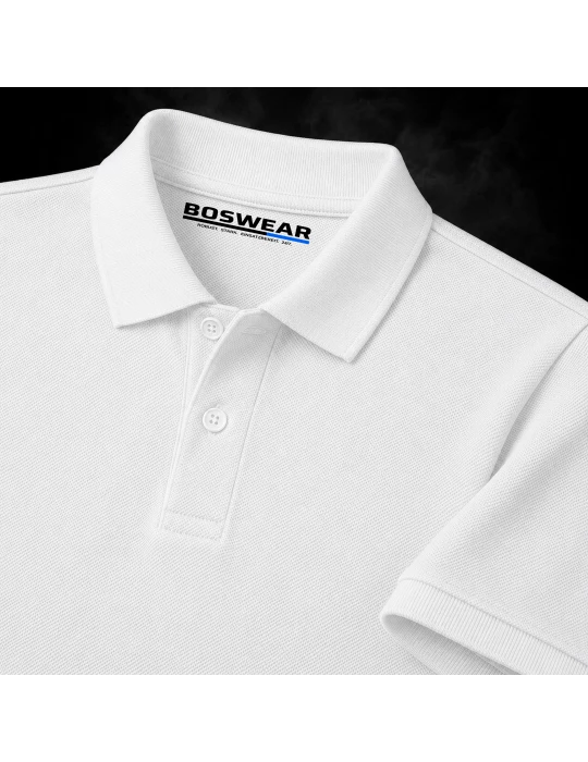 Männer Workwear Polo Shirt Weiß - Heavy Performance 210